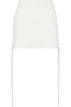 SALVATORE SANTORO Leather Mini Skirt
