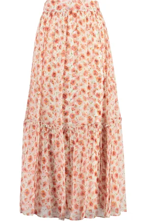 Zamattio Printed Silk Skirt