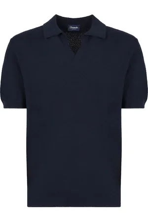 DRUMOHR Short Sleeve Cotton Polo Shirt