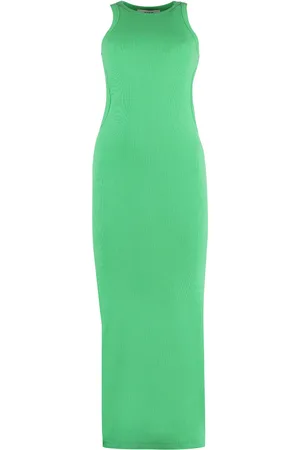 Msgm Cotton Midi Sheat-dress
