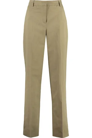PT Torino Ambra Cotton-linen Trousers