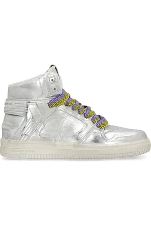 Philippe model La Grande Woman Leather High-top Sneakers