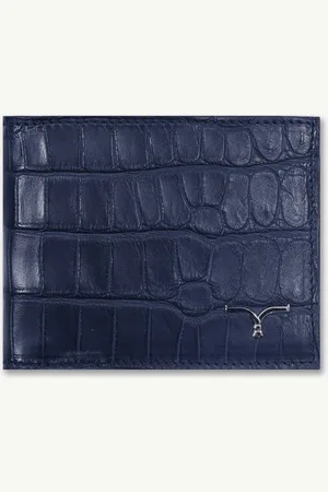 LARUSMIANI Alligator Wallet Holding Wallet
