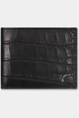 LARUSMIANI Alligator Wallet Holding Wallet