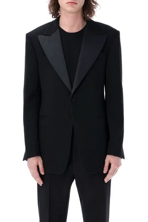 Salvatore Ferragamo Single Breasted Tuxedo Blazer