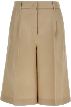 ALBERTO BIANI Linen Bermuda Shorts