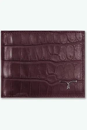 LARUSMIANI Alligator Wallet Holding Wallet