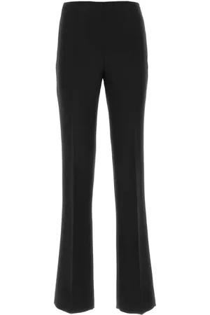 Salvatore Ferragamo Black Viscose Blend Pant