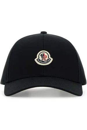 Moncler Black Cotton Baseball Cap