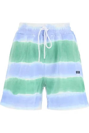 Msgm Tie-dye Jersey Shorts