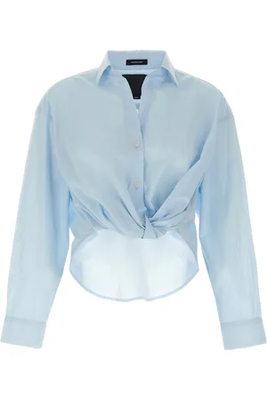 R13 Twisted Front Shirt Shirt