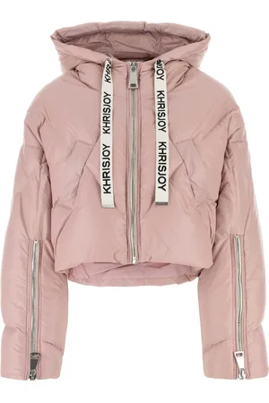 Khrisjoy Pastel Pink Nylon Down Jacket