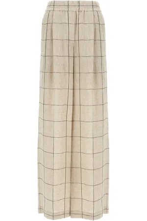 Brunello Cucinelli Check Dazzling Pants