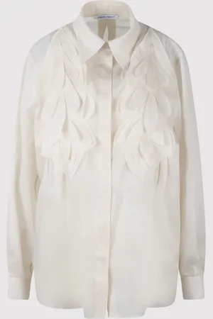 Alberta Ferretti Sand Cotton Shirt
