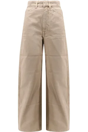 LEMAIRE High Waisted Curved Denim Trouser