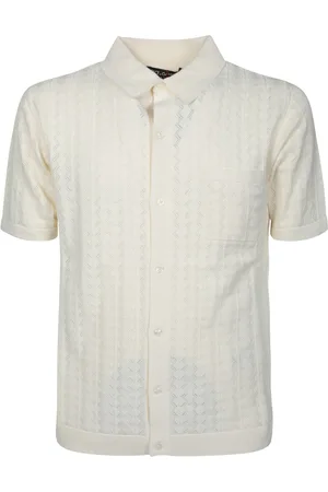 Dolce & Gabbana Perforated Cotton Knit Shirt