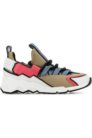 Pierre Hardy Multicolor Canvas And Leather Trek Comet Sneakers