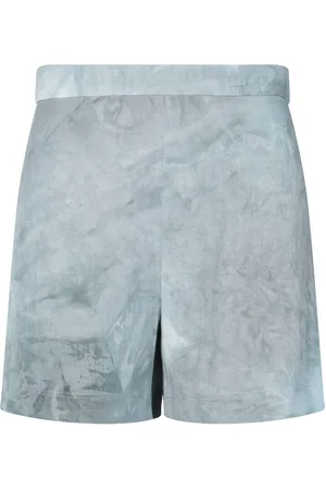 IRO Kewou Linen Shorts In Sky
