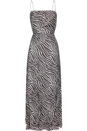 IRO Felisse Zebra Stripe Midi Dress