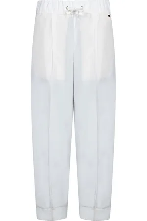 HERNO Carrot Fit Taffeta Trousers