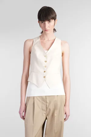 TAGLIATORE Giselle Vest In Linen