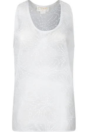 GENNY Organza Flower Top