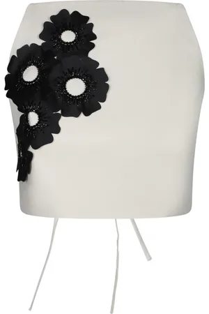 Msgm Black And Floral Top