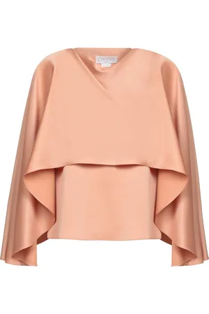 GENNY Nude Satin Blouse