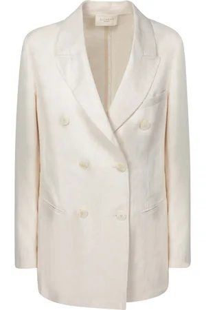 Incotex Terrie Ivory Linen Jacket
