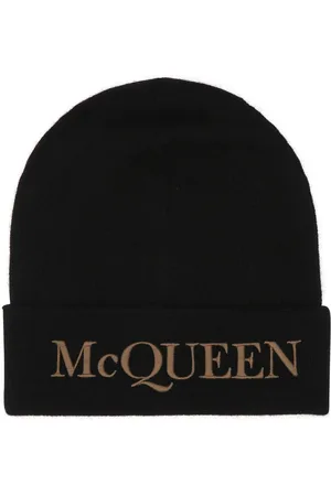 Alexander McQueen Black Cashmere Beanie Hat