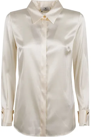 Elisabetta Franchi Long-sleeved Glossy Shirt