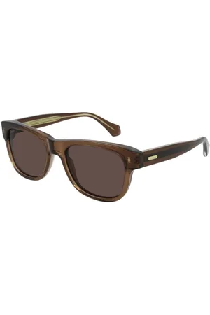 Cartier Ct0277s004 Brown Brown Red