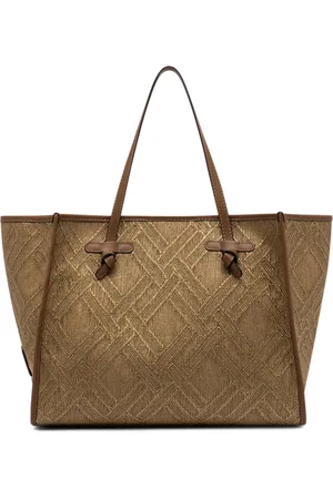 Gianni chiarini Marcella Canvas And Leather Shopping Bag