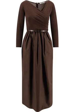 Max Mara Kaiser Cotton Poplin And Jersey Dress