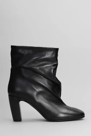 Strategia High Heels Ankle Boots In Leather