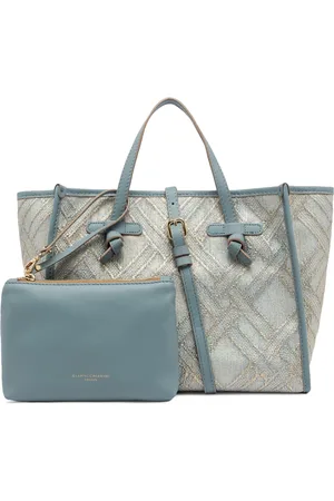Gianni chiarini Marcella Canvas And Leather Shopping Bag