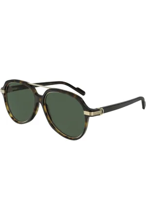 Cartier Ct0159s002 Havana Havana Green