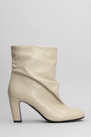 Strategia High Heels Ankle Boots In Leather