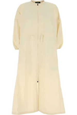 HERNO Cream Nylon Laminar Dress