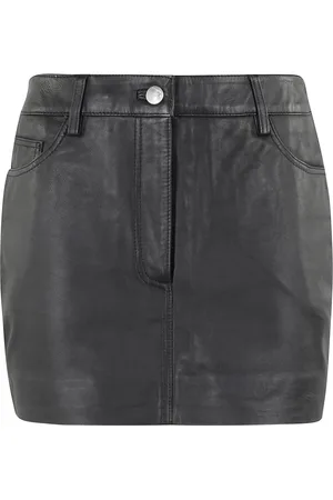 REMAIN Birger Christensen Leather Mini Skirt