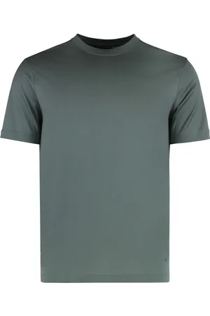 Emporio Armani Cotton Blend Crew-neck T-shirt