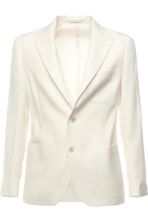 ELEVENTY Single-breasted Soft Linen Jacket