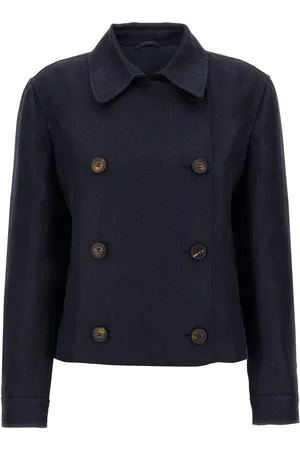 Brunello Cucinelli Cropped Caban
