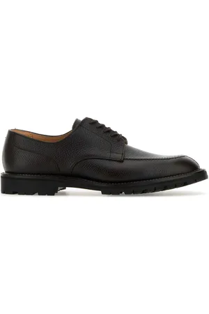 Crockett & Jones Dark Brown Leather Denver Lace-up Shoes