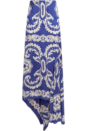 Etro Asymmetrical Long Skirt