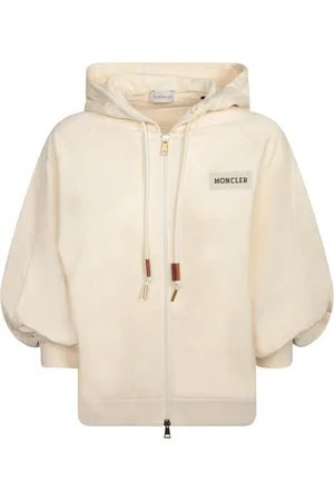 Moncler Cream Cottons Sweatshirt