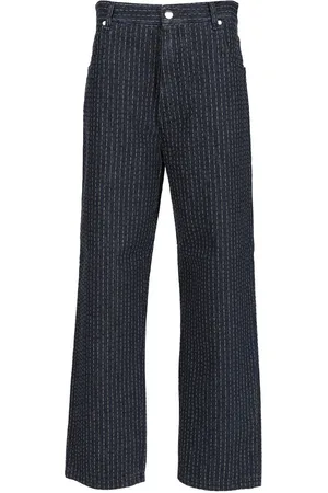 Fendi Jeans Trousers With Stitching