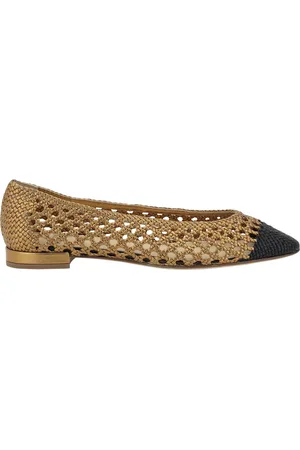 Francesco Russo Woven Ballerinas