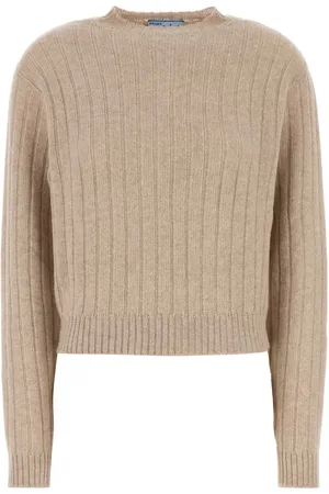 Prada Sand Cashmere Sweater