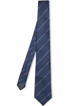 Brunello Cucinelli Dark /navy Regimental Tie